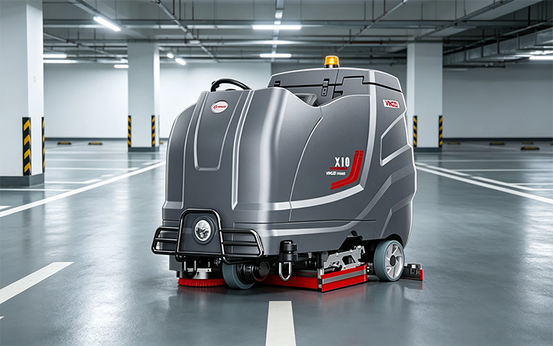 地下車庫清潔場景