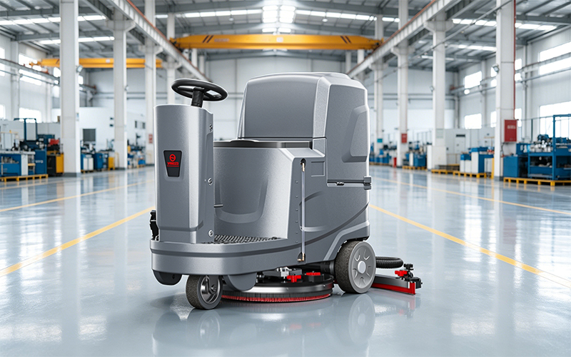 工廠車間清潔場景