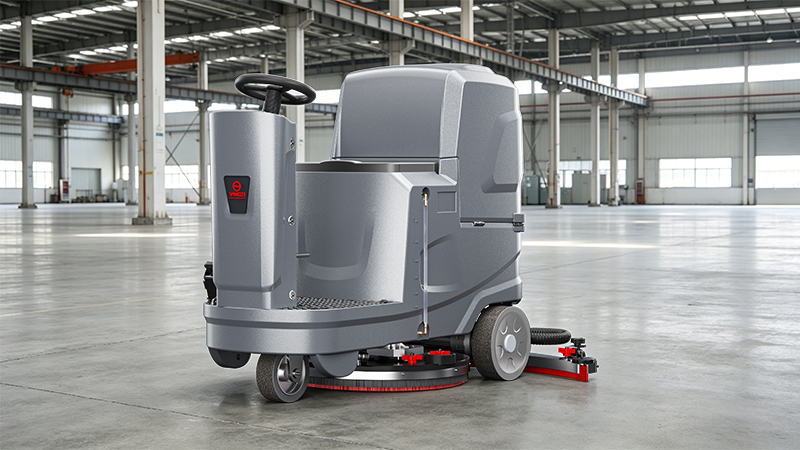 工廠倉庫駕駛洗地機