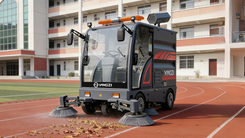 山東萬邦石油引入揚(yáng)子鋰電掃地機(jī)，廠區(qū)清潔全面升級