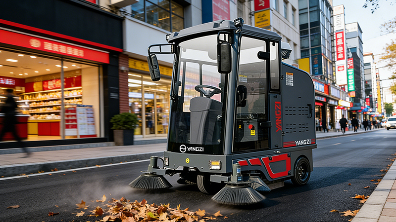 南京埃斯頓引入揚(yáng)子鋰電掃地機(jī)，開啟廠區(qū)綠色清潔新篇章