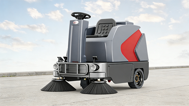 高效潔凈，一步到位：中節(jié)能（西安）采購揚(yáng)子YZ-S6駕駛式掃地機(jī)